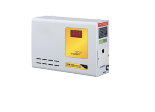 V GUARD VEW 400 PLUS, 4 KVA, TRIPLE BOOSTER,WHITE